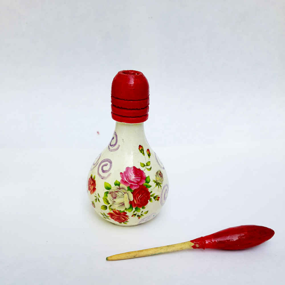 ظرف نگهداری سرمه دانی ایرانی از جنس چوب گلستان (۲ عددی)