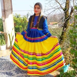 ست لباس سنتی گیلکی دخترانه ایرانی