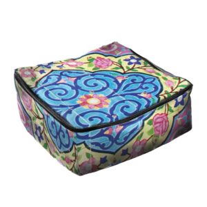 کیف مخمل مخصوص نگهداری لباس – مدل گلی (۲ عدد)