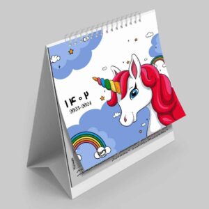 تقویم مینی رومیزی ایرانی مدل ابر ۱۴۰۲