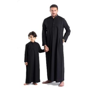 دشداشه (ثوب) مشکی بچگانه