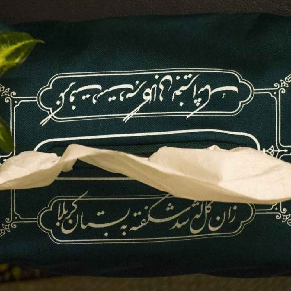 جا دستمال کاغذی پارچه‌ای ایرانی – هیئت الگانس