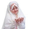 ست چادری دخترانه جشن تکلیف آستین دار مدل مهسا