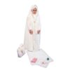 ست چادر آستین دار جشن تکلیف دخترانه مدل نسترن