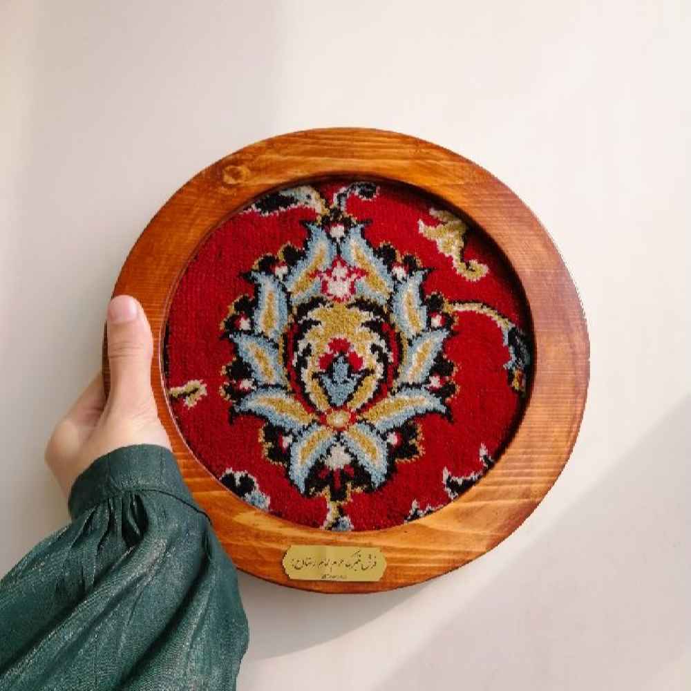 قاب فرش حرم مطهر امام رضا (ع) طرح آذین