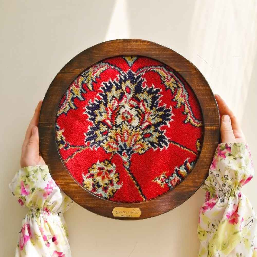 قاب فرش حرم مطهر امام رضا (ع) طرح ریحانه