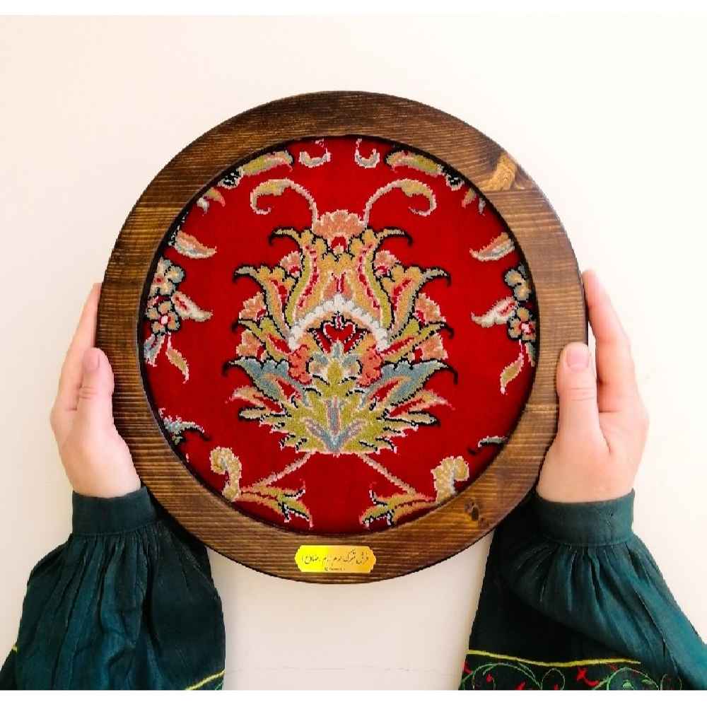 قاب فرش حرم مطهر امام رضا (ع) طرح ژیوار