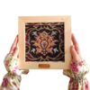 قاب فرش حرم امام رضا (ع) طرح تمنا