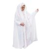 نماز سپید دخترانه اسلامی مدل چادر یاسمین