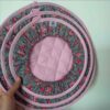 دمکنی – مجموعه ۳ عددی بخارپز برنج ایرانی با درب کلاهدار – مدل کارین