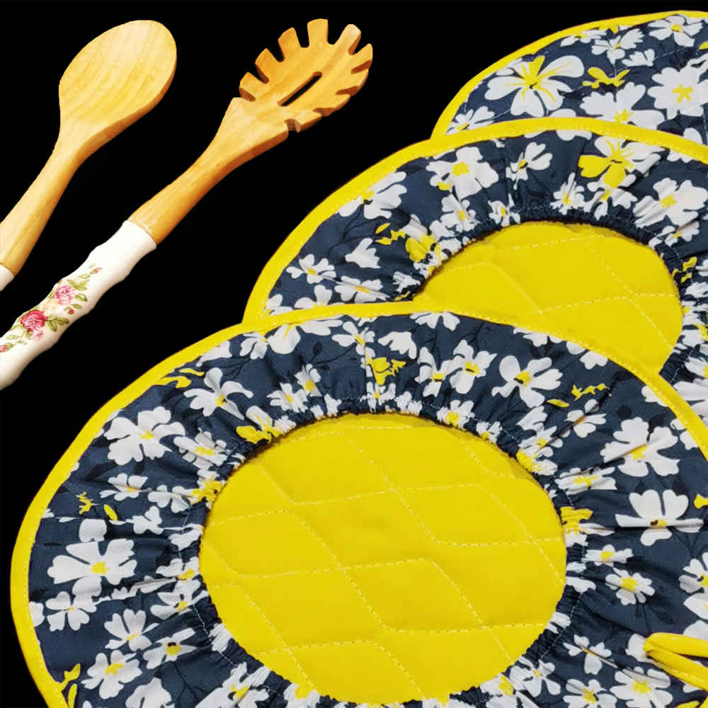دمکنی – مجموعه 3 عددی بخارپز برنج ایرانی با درب کلاهدار – مدل راولا
