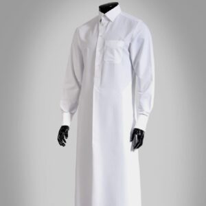 ثوب (دشداشه) سفید مردانه