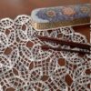 رومیزی دستباف قلاب بافی مدل روناک