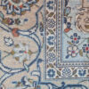 فرش دستباف اردکان (طرح صلوا) طرح ترنج - پشم خاکستری