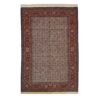 فرش دستباف بیرجند (طرح بهاره) طرح ماهی - پشم قرمز
