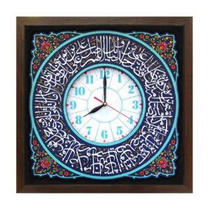 ساعت با طرح اسلامی با طرح صلوات