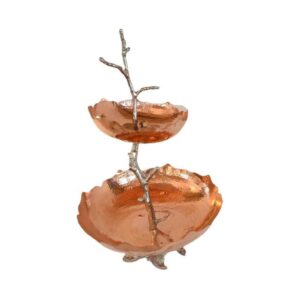 کاسه مسی مناسب برای میوه و شیرینی فرناز چکش کاری شده