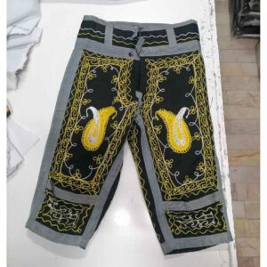 شلوار ورزشی زورخانه‌ای ایرانی مدل 3/4 نخی