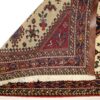 فرش دستباف آباده (طرح رویا) طرح ترنج گل‌دار - پشم قرمز