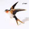 سنجاق سینه فولادی – مدل پرنده