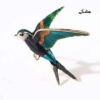 سنجاق سینه فولادی – مدل پرنده