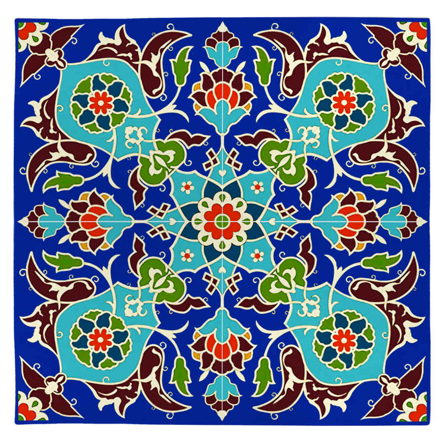 رومیزی مخمل طرح سانا با الهام از ظرافت ایرانی