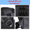 کوله پشتی لپ تاپ مشکی 15.6 اینچی مدل دورا