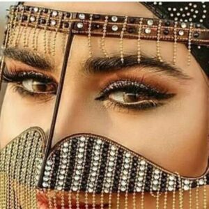 ماسک دست‌ساز بتوله از جنس سنگ مصنوعی – خلیج برقع ایلیا
