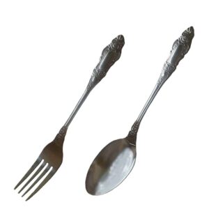 سرویس قاشق و چنگال استیل ۱۲ عددی مدل آریا