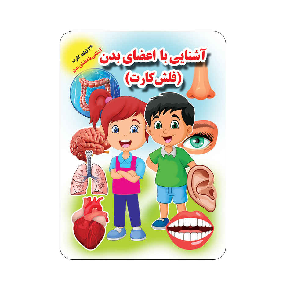 فلش کارت برای یادگیری اعضای بدن (فارسی)