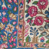فرش دستباف کرمان (طرح کیانا) طرح گل‌دار - پشم قرمز