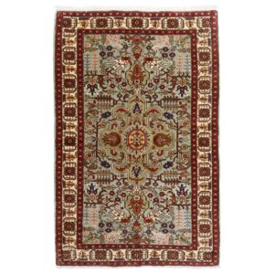فرش دستباف اردبیل (طرح سانا) طرح هندسی – پشم مسی