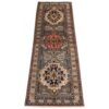 کناره دستباف اردبیل (طرح سِوین) طرح هندسی - ابریشم و پشم کرم