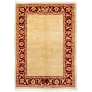 فرش دستباف یزد (طرح دوران) طرح ساده و حاشیه – پشم کرم