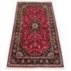 فرش دستباف یزد (طرح لاکی) طرح ترنج - پشم قرمز