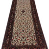 کناره دستباف اردبیل (طرح هاله) طرح هندسی - پشم قرمز