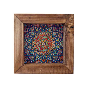 کاشی سرامیکی قاب‌دار تزئینی ایرانی – سنتی