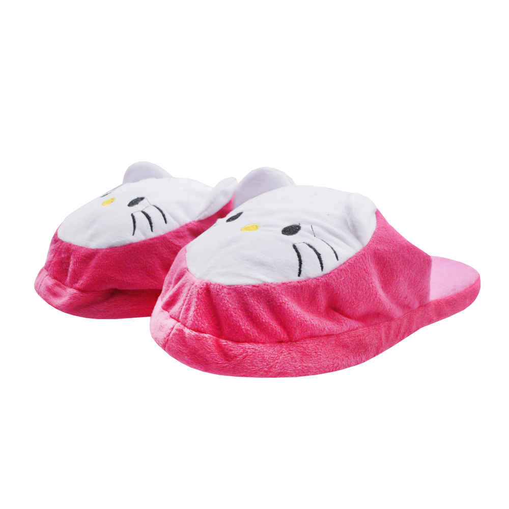 دمپایی نرم زنانه مدل Hello Kitty