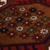 فرش دستباف خراسان (طرح جوانه‌ها) طرح گل‌دار - پشم قرمز