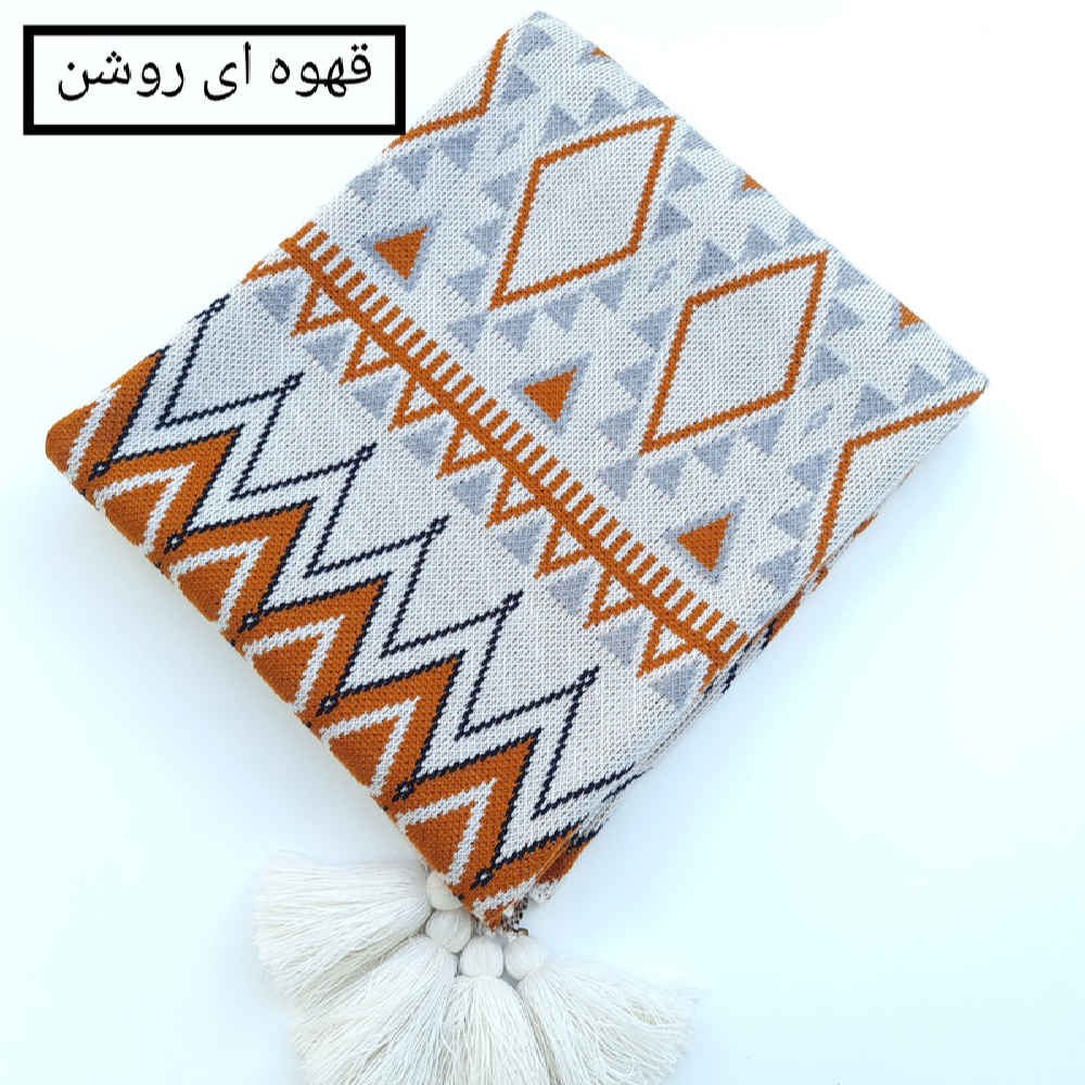 روتختی بافتنی نرم و سبک برای مبل راحتی و تختخواب شو مدل جینا