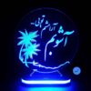 چراغ خواب سه بعدی LED ایرانی طرح عشق آشوب