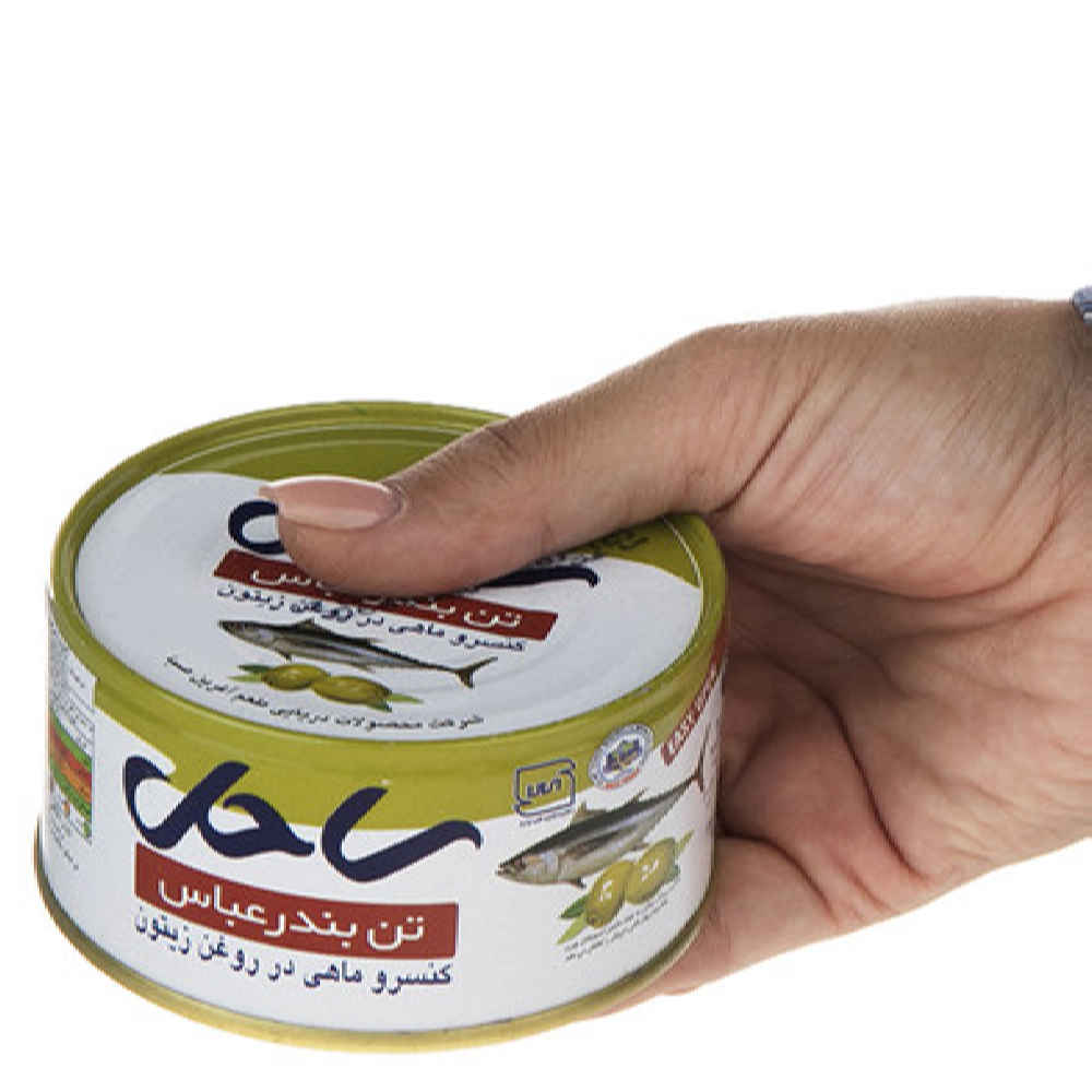 تکههای تن ماهی در روغن زیتون – برند ساحل (بسته ۱۲ عددی، هر کدام ۱۸۰ گرم)