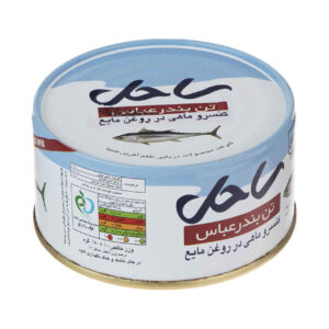 تکه‌های تن ماهی در روغن گیاهی – برند ساحل (بسته ۱۲ عددی، هر کدام ۱۸۰ گرم)