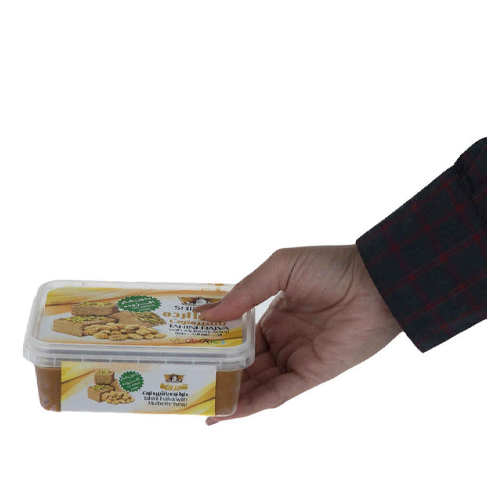 حلوای ارده شیررضا با شیره توت – ۴۰۰ گرم (بسته ۴ عددی)