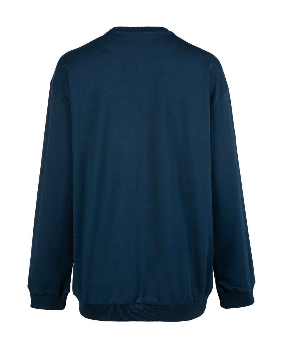 سویشرت یقه گرد زنانه کژوال مدل Coffee