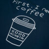 سویشرت یقه گرد زنانه کژوال مدل Coffee