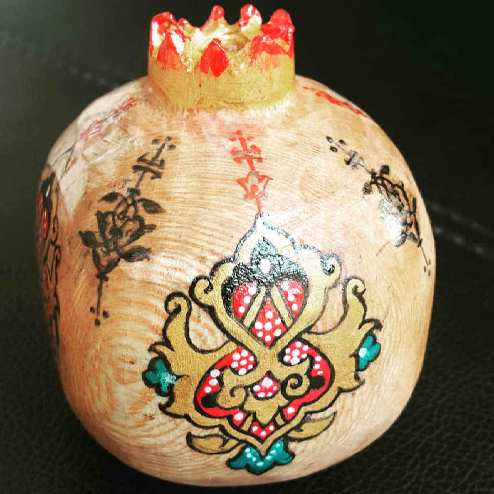 عود چوبی ایرانی مدل انار (مجموعه ۲ عددی)