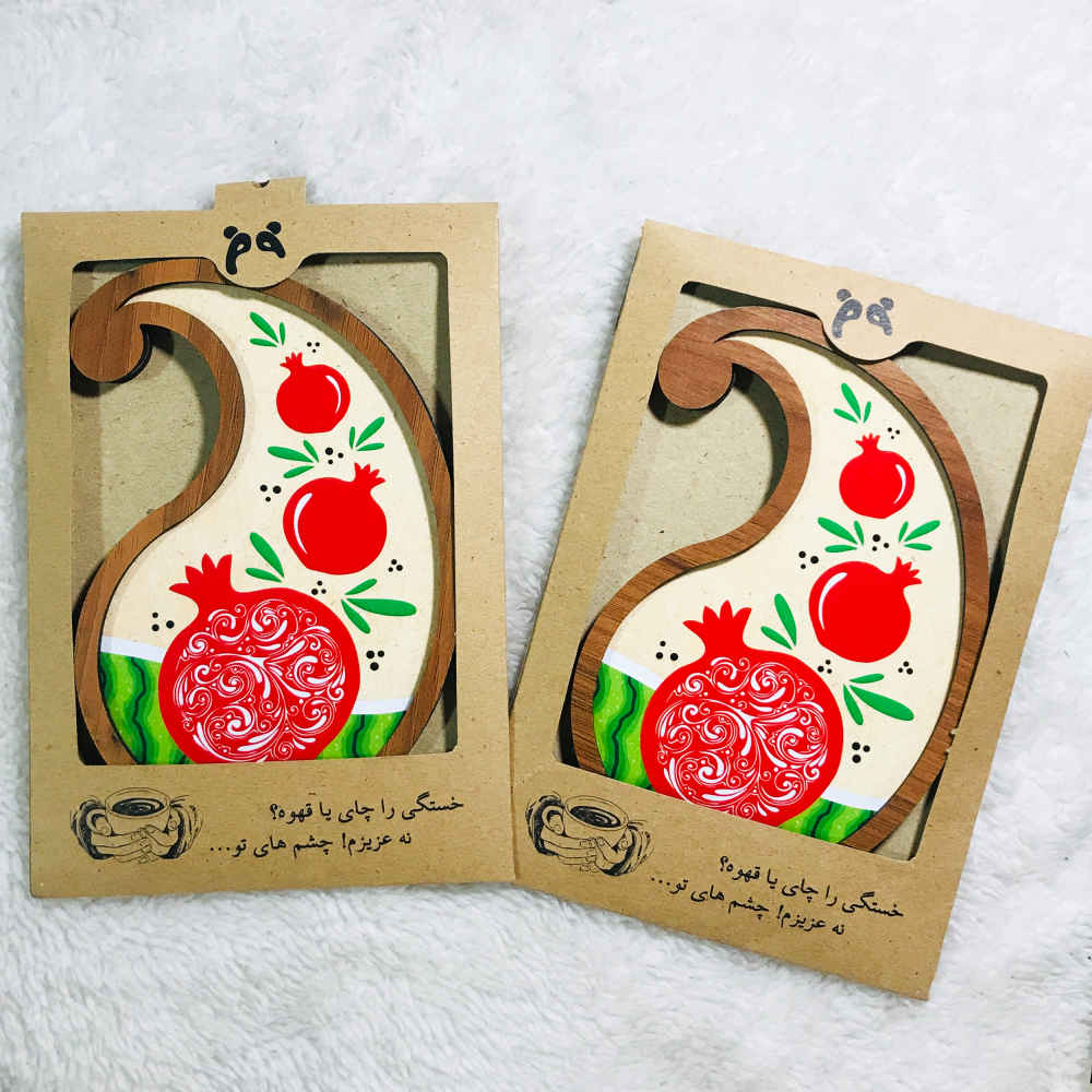 عود چوبی ایرانی مدل ترنج (مجموعه ۲ عددی)