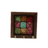 جاکلیدی دیواری سرامیکی – با قاب چوبی و مدل Sonnati