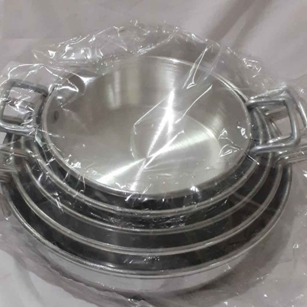ماهیتابه کمپینگ فضای باز – سبک، سازگار با آتش، مجموعه ۴ عددی